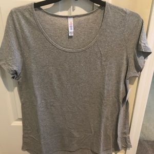 Gray LulaRoe Classic Tee